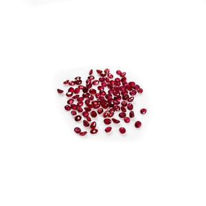 Rubis naturels de Bangkok, ovales calibrés 3x4mm, pierres précieuses facettées naturelles, prêtes à l'emploi pour la création de bijoux - Product Image 1