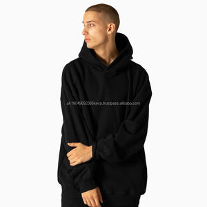 Sudadera con Capucha Extra Grande Personalizada Premium para Hombre, Sudadera Vintage de Algodón, Sudadera Gruesa Lavada, Estilo Urbano, Sudadera Cuadrada - Product Image 1