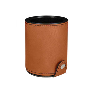 Customized Logo PU Leather Classic Sport Durable Dice <b>Cup</b> Set with Dice Bar Night Club KTV Party Game <b>Shaker</b> <b>Cup</b> - Product Image 3