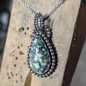 Pendentif camée en agate bleue naturelle NIKHIL GEMS, fait main, argent sterling 925, vintage, fiançailles, évalué par un tiers, pour femmes - Product Image 4