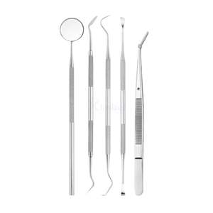 Kit de Diagnóstico Dental de 3 Piezas con Estuche Blando, Espejo, Sonda y Pinzas de Acero Inoxidable para Uso en Clínicas Portátiles, Servicio OEM - Product Image 5
