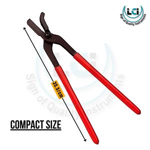 Alicates de cocodrilo con logotipo personalizado, instrumento quirúrgico de acero inoxidable para el cuidado de la vida Veterinaria con mango recubierto de plástico - Product Image 6