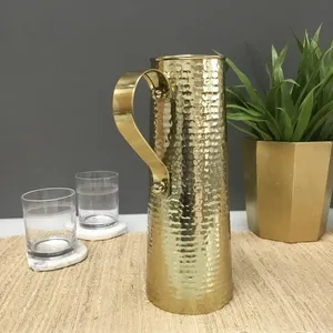 Carafe en métal artisanale contemporaine de luxe pour restaurant, hôtel, banquet et intérieurs haut de gamme – Métal rustique premium - Product Image 4
