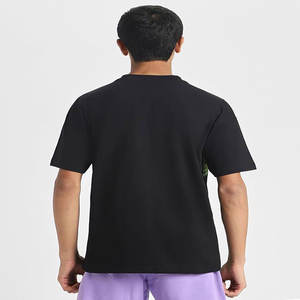 T-shirt à col rond 100% coton de haute qualité pour hommes Impression personnalisée à manches courtes Vente en gros T-shirts tricotés vierges surdimensionnés unis - Product Image 4