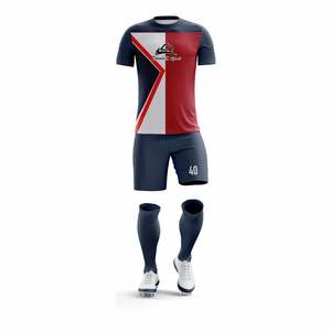 Uniformes de Fútbol Premium para Adultos, Personalizados, 100% Poliéster, Manga Corta, Impresos, con Logotipo Personalizado, Servicio OEM/ODM - Product Image 6