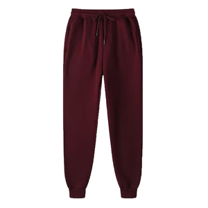 High Quality Men's <b>Slim</b> Fit <b>Jogger</b> Pants 100% Cotton Windproof Drawstring Closure Gym Workout Athletic Side Pockets - Product Image 2