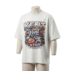 T-shirt sans manches en coton épais 100 % personnalisé avec impression DTG, logo de marque, coupe oversize streetwear, ajustement régulier - Product Image 6