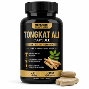 Cápsulas de Extracto de Raíz de Tongkat Ali 100% Puro y Orgánico de Calidad Premium, Grado Alimenticio, con Empaque Personalizado a Precio de Mayoreo - Product Image 1