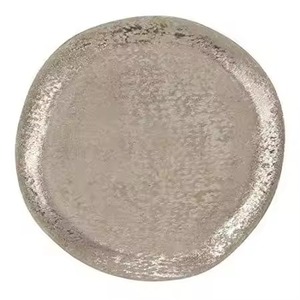 Assiette de présentation en fer forgé faite à la main, luxe, pour événements festifs - Product Image 2