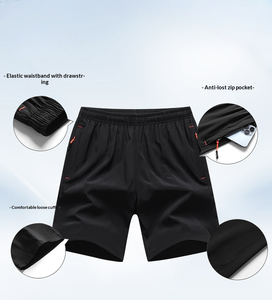 Shorts pour hommes légers, tendance, à séchage rapide, pour le sport et les loisirs, respirants, coupe droite, grande taille, en tissu Oxford - Product Image 6