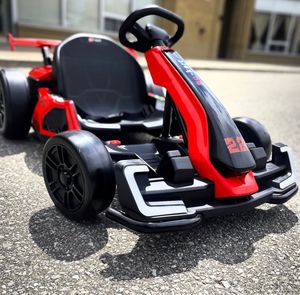 Voiture électrique pour enfants, kart à pédales à batterie, siège réglable, jouet de course en plein air avec garantie - Product Image 2