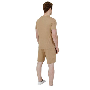 Summer Two Piece <b>Set</b> Men Tracksuit Casual Short Sleeve Shirt Shorts <b>Set</b> Mens Western Style Sweatsuit Streetwear - Product Image 5