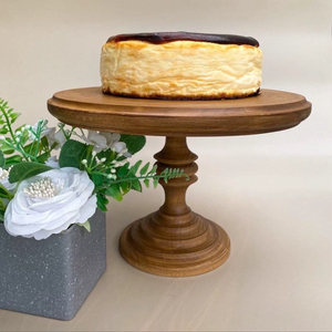 Support à gâteau réglable en bois, écologique et fait main, pour boulangeries et événements - Product Image 1