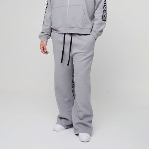 Ensemble de survêtement décontracté deux pièces de qualité supérieure, coupe ample, à épaules tombantes, avec capuche, couleur unie, style streetwear hiver, collection 2026 de marque - Product Image 5