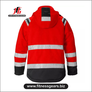 Veste de travail d'hiver respirante de haute qualité pour hommes et femmes, manteau industriel robuste à capuche, coutures renforcées, poches confortables - Product Image 6