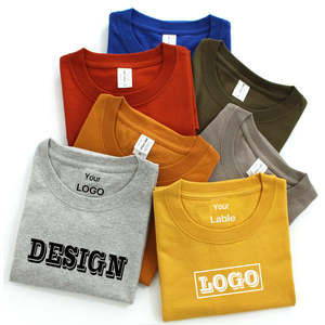 Camiseta de Algodón Slim Fit para Hombre, Tela Suave de Primera Calidad, Manga Corta, Lisa, Informal, para Etiquetas de Ropa - Product Image 1