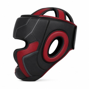 Protection de tête de boxe intégrale de haute qualité au design écologique, personnalisable en cuir véritable/PVC, confortable et protectrice - Product Image 5
