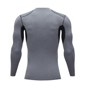 Men Rash Guard Long Sleeve <b>Compression</b> <b>Shirt</b> Quick Dry Sublimation Printed Protection Sportswear OEM ODM Wholesale - Product Image 3