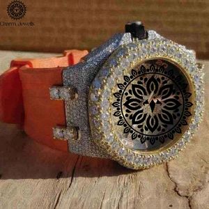 Charm Jewells Montre de luxe pour homme en acier inoxydable, boîtier de 40 mm, bracelet en acier inoxydable, mouvement mécanique analogique, cadran saphir, 10 bars - Product Image 4