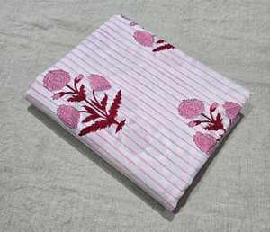 Tela de algodón ligera con estampado a mano de Jaipur, tela estampada a mano, proveedor mayorista de impresiones personalizadas, proveedor de pedidos al por mayor. - Product Image 5