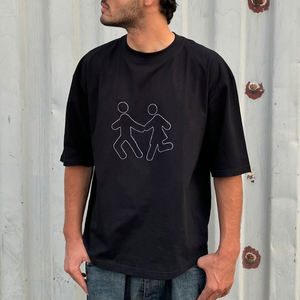 Men Oversized Cotton <b>TShirt</b> Plain Black Streetwear Pocket Tee Custom Logo Casual Short Sleeve Hip Hop Fashion Wholesale Supplier - Product Image 3