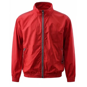 Veste coupe-vent bleu marine pour hommes, style décontracté, col montant, en polyester, style sportif, pour l'automne, vente en gros pour fabricants - Product Image 6