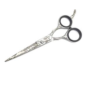 Ciseaux de coiffure professionnels MORJE en acier inoxydable 440C, pointe aiguisée, pour droitiers, manche moyen, poignée en caoutchouc - Product Image 6