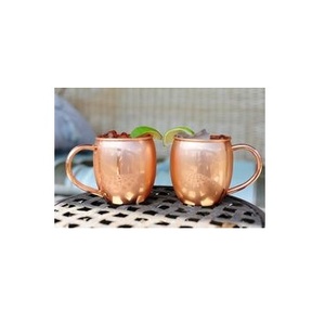 Mug à Moscow Mule en cuivre classique, tasse à bière au design minimaliste, emballage cadeau, cadeau d'affaires, écologique, ODM - Product Image 4