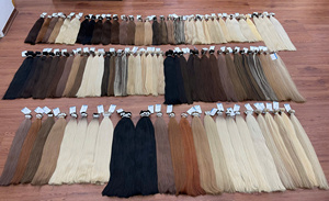 <b>Top</b> selling product Vietnamese Human Hair Bulk Hair Colored Natural Straight and Wavy Super <b>Silky</b> and Smooth Raw Hair - Product Image 6