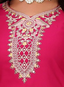 Conjunto de Kurta y Pantalón Chandani de Algodón Premium para Mujer NOIIR PIGEON, Traje de 3 Piezas Completamente Cosido, Dupatta de Organza de Secado Rápido - Product Image 4