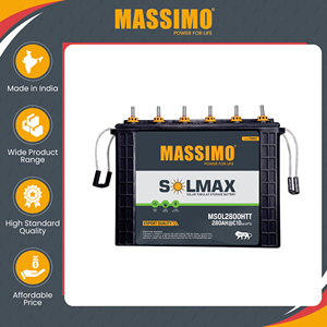 แบตเตอรี่ตะกั่วกรดแบบท่อทรงสูง MASSIMO 12V 280Ah คุณภาพเยี่ยม ยอดขายสูงสุด สำหรับอินเวอร์เตอร์ พลังงานแสงอาทิตย์ และการใช้งานในบ้าน - Product Image 3