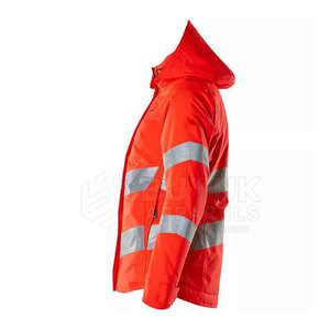 Chaqueta de Seguridad de Alta Visibilidad Reflectante, Impermeable, Transpirable, Protección Contra Incendios, Industrial, para Exteriores, 100% Poliéster - Product Image 4