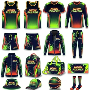 Maillot de basket-ball personnalisé en relief INFLOW SPORTS, uniforme d'équipe, kit sportif sans manches ou à manches courtes, tissu en maille 100% polyester - Product Image 5