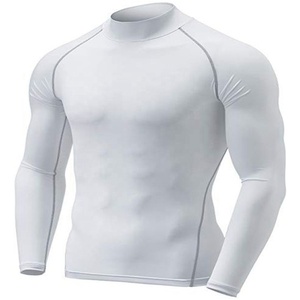Compression Gym Shirts Surfing Long Sleeve Custom Logo UV BJJ Rashguard MMA Sublimated <b>Mens</b> <b>Rash</b> <b>Guard</b> - Product Image 1