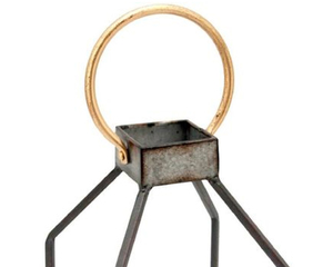 Faroles de Metal para Velas con Asa Dorada Brillante en Acabado Bronce para Decoración del Hogar y Exteriores, Hechos a Mano y Personalizados - Product Image 2