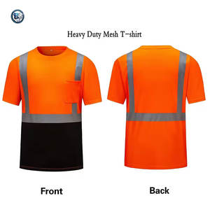 Camisa de Trabajo de Seguridad con Tiras Reflectantes, Transpirable y de Tela Ideal para Trabajadores de Fábrica, Personalizable - Product Image 4