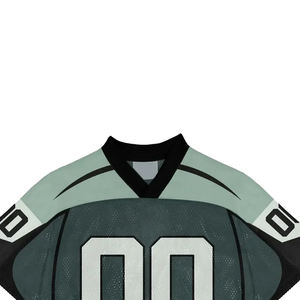 Maillot de football surdimensionné personnalisé pour hommes, style streetwear, en maille, pour l'entraînement, vente en gros - Product Image 4