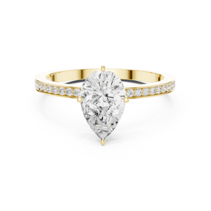 Yellow Gold Marquise Cut Lab Grown Diamond Engagement <b>Ring</b> for Women Lab Grown Diamond Wedding Promise <b>Ring</b> Fine Jewelry - Product Image 5