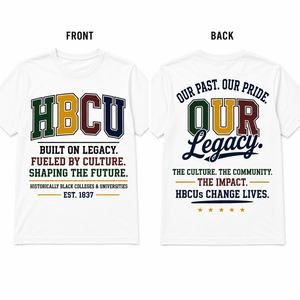HBCU custom streetwear <b>Tshirt</b> produced with advanced manufacturing techniques ensuring quality comfort and brand manufacturing - Product Image 1