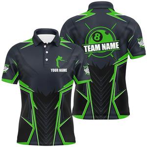 Camiseta de Billar para Hombre de Alto Rendimiento OEM, Diseño Deportivo de Manga Corta, Tejido Sólido, Personalizable, de Secado Rápido, Poliéster/Algodón - Product Image 5