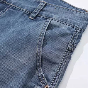 Pantalones Vaqueros para Hombre, Jeans Rectos, Vaqueros de Mezclilla con Estilo, Ropa Urbana para Hombre, Ajuste Ceñido, Lavado, Elásticos, a Bajo Precio - Product Image 4