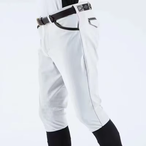 Pantalones de equitación para niños, diseño de moda, transpirables, elásticos en cuatro direcciones, color negro, para primavera y actividades al aire libre. - Product Image 1