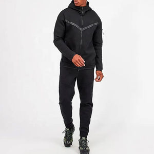 High Quality Summer Autumn Sportswear Tracksuits Pullover Baggy Oversized Jogging Tracksuits Blank Hoodie Jogger <b>Sweatpants</b> <b>Sets</b> - Product Image 2