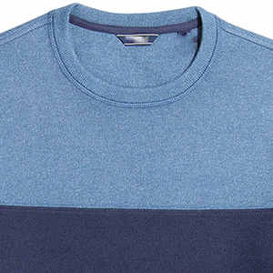 เสื้อสเวตเชิ้ตผู้ชาย คอตั้ง แขนยาว ลายบล็อกสี ผ้าถัก ทรงปกติ ใส่สบาย เหมาะสำหรับฤดูหนาว ผลิตจากผ้าฝ้าย 100% ตัดเย็บอย่างประณีต - Product Image 4
