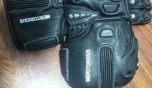 Nouveauté, gants de moto de haute qualité, cuir de vachette, respirants, doigts entièrement couverts, gants de sport de plein air, gants de course, style noir - Product Image 5