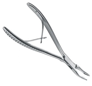 Instrumento quirúrgico ortopédico general básico, rongeur de hueso de doble articulación para cirugía ósea, instrumentos quirúrgicos con mango en forma - Product Image 2