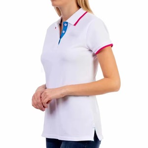 Diseño de logotipo personalizado, camisetas polo para mujer, ropa deportiva con impresión OEM/ODM para mujer, camisetas polo al por mayor en venta - Product Image 5