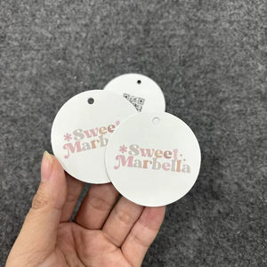 Custom-made Clothing Swing Paper <b>Tags</b>,Logo Printed Boutique Hair Hang <b>Tags</b> Small,Packaging Labels Garment <b>Tags</b> Custom - Product Image 1