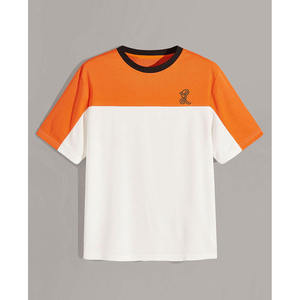 เสื้อยืดคอตตอนคุณภาพสูงสำหรับผู้ชาย ทรงโอเวอร์ไซส์ ไหล่ตก ระบายอากาศได้ดี แห้งเร็ว คอลเลคชั่นใหม่ประจำฤดูร้อน - Product Image 4