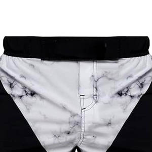Shorts d'entraînement MMA - Respirants, séchage rapide, fermeture éclair haute, polyester élastique, unisexe, longueur genou pour homme, pour UFC et Kickboxing - Product Image 6
